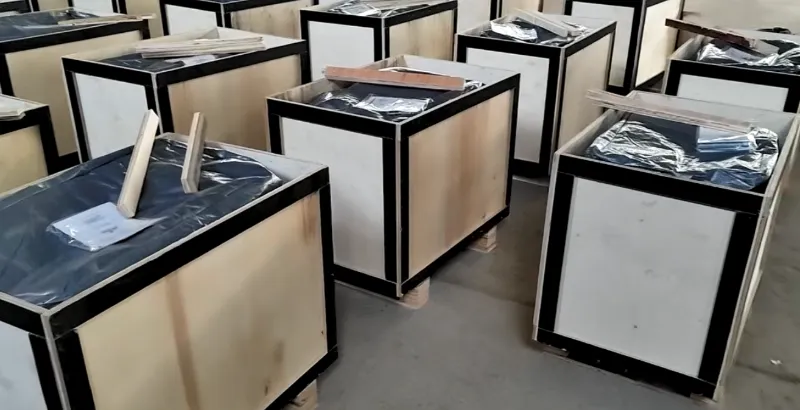 จัดส่ง ! Shunhang Machine จัดส่งเครื่องอัดแผ่นน้ำมันเบนซินมากกว่า 100 เครื่องไปยัง Janpan